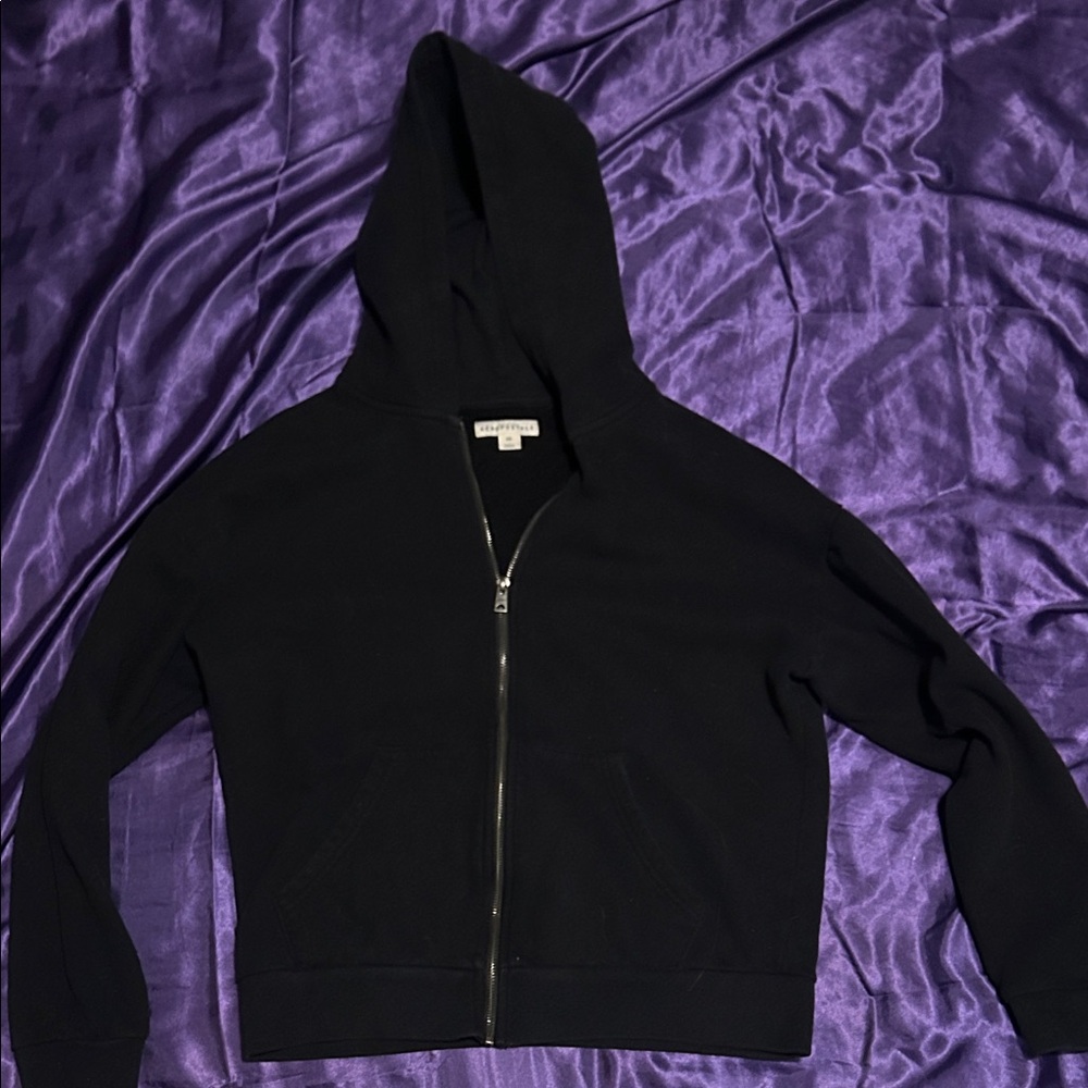Aeropostale Black Zip-Up Hoodie